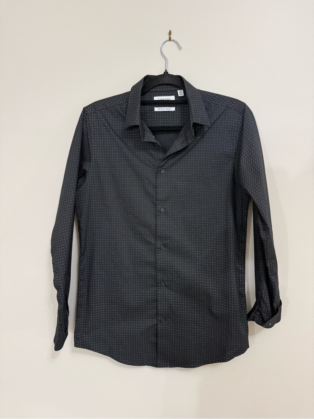 Calvin Klein Big Boy’s Size 20 Slim Fit + Stretch Dress Shirt, excellent condit